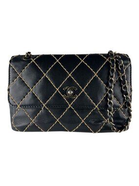 Chanel Shoulder Bag Wild Stitch